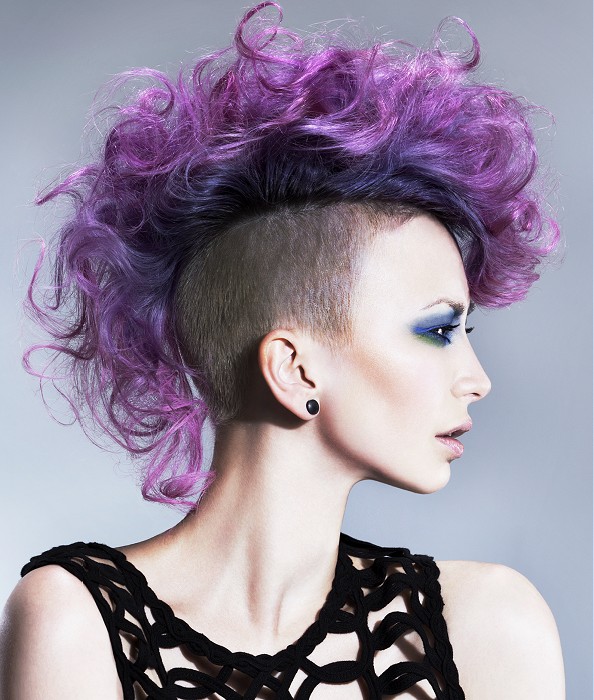 Robert John Medium Purple Hairstyles